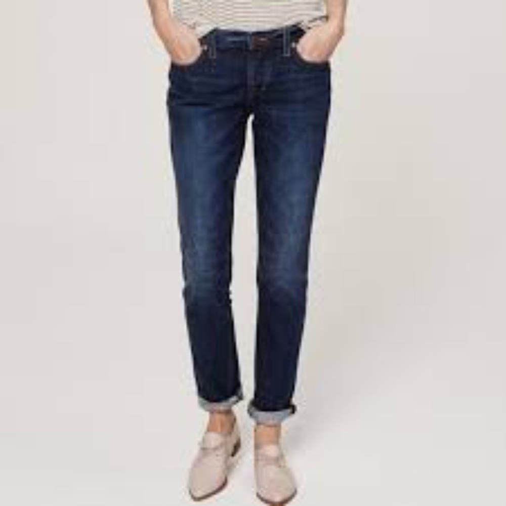 Loft Button Fly Boyfriend Jeans Size 6/28